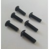 Ton's Performance 6 BLACK STAINLESS STEERING WHEEL SCREW BOLT KIT
