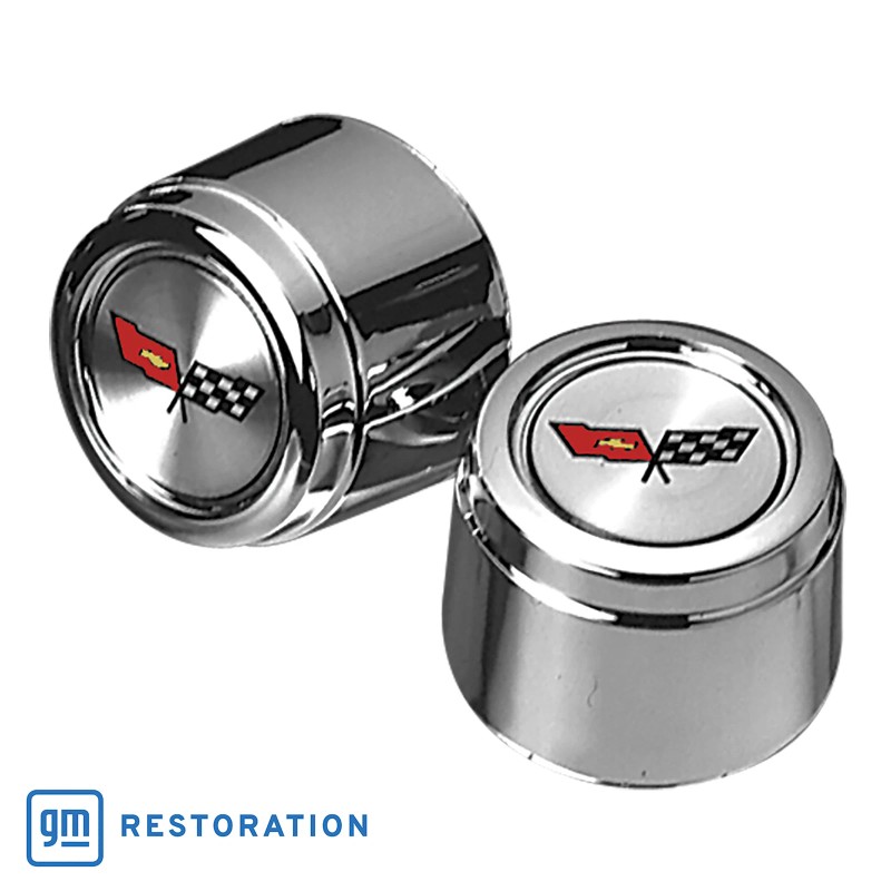 CA Corvette C3 Aluminum Wheel Center Cap W/Emblem 1982