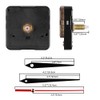 KAZUXI Watch Movement Handmade Wall Clock Movement Watch Shaft Hand
