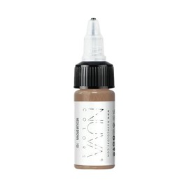 Nuva Colors Eyebrow Pigment - Eyebrow Makeup, Heal True to Tone, High Retention, Elevate Your Game with Premium, Safety, and Stunning Results (Medium Brown, 1/2 oz)