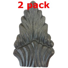 metalcraftusa Grey Castings Iron Metal Foot Ornament Gray Sand C50034