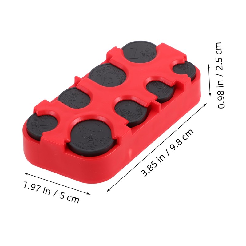 DOITOOL Creative Coin Holder Storage Box Portable Coin Storage Case