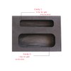 LLF Graphite Ingot Mold 1/2 1 Ounce Silver Melting Casting