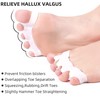 Soft Gel Toe Spacers, 2 Pairs, for Bunions & Plantar