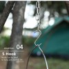 Portable Campfire Stand, Outdoor Cookware Stand, Campfire Cooking Accessories Set,