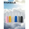 RVDKBULB Foldable Compact Silicone Douche Bottle, Reusable Travel Douche Kit,