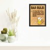 ROSE CLIO Beer Rules Quote Poster Print for Living Room,