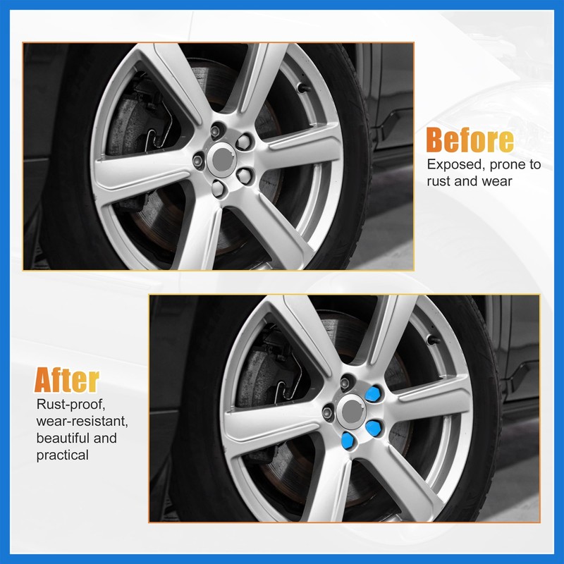 VekAuto 20 Pcs Wheel Lug Nut Covers for Land Rover