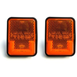 MelTruck® 2x LED Outline Light Position Light for Lorry Trailer Caravan (Yellow)