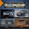 Nilight 8PCS Led Strobe lights 12LED Red white Emergency Light