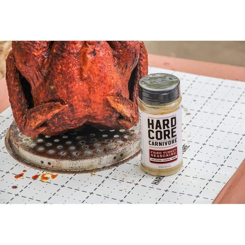 Hardcore Carnivore Limited Edition Fried Turkey Seasoning (11 oz Shaker)