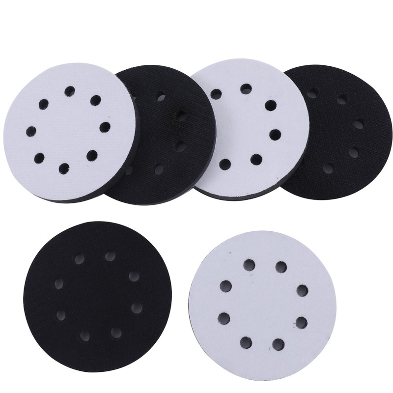 5 Inch 8 Holes Hook and Loop Soft Sponge Cushion