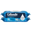 Cottonelle XL Flushable Wet Wipes, Adult Wipes Large, 2 Flip-Top