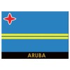 Aruba Flag Caribbean Fridge Collector's Souvenir Magnet 2.5" X 3.5"