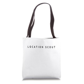 Location Scout / Film Location Scout Modern Font Design Tote Bag