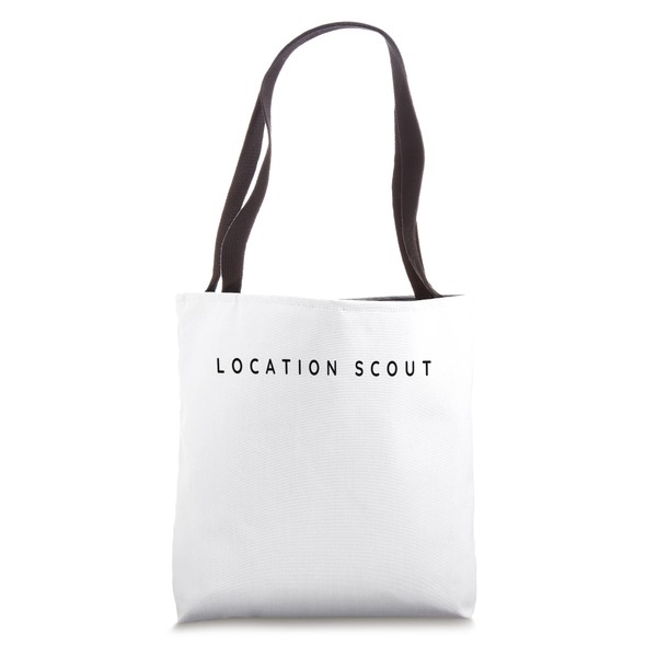 Location Scout / Film Location Scout Modern Font Design Tote