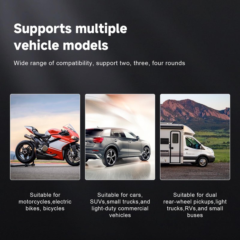 Easesuper RV Tire Pressure Monitoring System, Wireless TPMS with Bluetooth