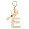 [PATIKIL] Alphabet Initial Letter Key Chain Resin Cute Keychain Tassel