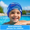 Gabotrie 4 PCS Kids Swim Caps, Cloth Fabric Swimming Caps,
