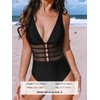 CUPSHE Women's One Piece Swimsuit Tummy Control Bathing Suit Deep