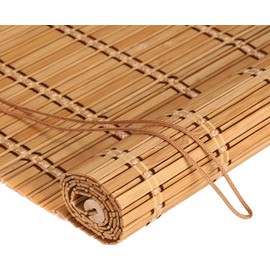 FoundGo 30" W*72" H Bamboo Roller Blinds Sun Shade,Retro Light Filtering Roller Bamboo Curtains Bamboo Roll Up Window Bamboo Roller Curtain Shades for Windows,Doorways.