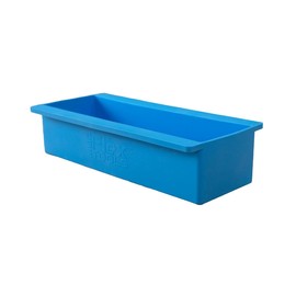 MUDFLEXTOOLS 10.5” Ez Clean Flexible Drywall Mud Pan-Soft Silicone-Ez Squeeze Grip-Stretches-Non-Stick-Rust Proof-Durable