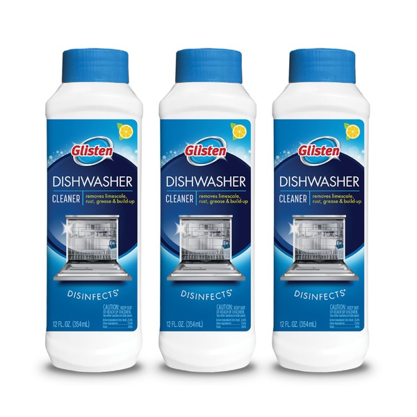 Glisten Glisten Dishwasher Cleaner, Removes Limescale, Rust, Buildup, and Grease,