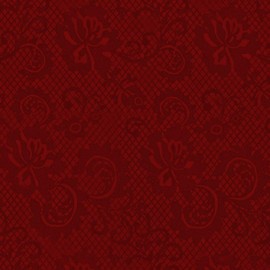 Gift Wrap - Lace - Crimson/Metallic Crimson