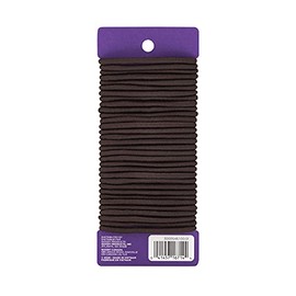 Goody Goody Ouchless Women's Braided Elastics, Brown, (96 Ct Total/pack Of 3) 4mm for Medium Hair , 3 Count