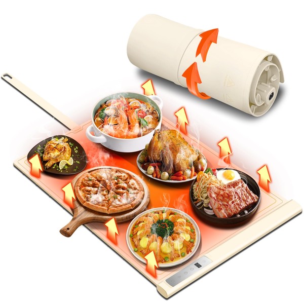 Warming Mat for Food | Max Temp 248℉,Electric Warming Tray