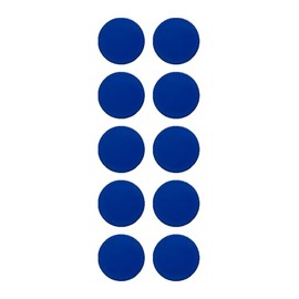 Cawila Pro Round Magnet Set of 10 Diameter 20 mm Blue One Size