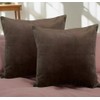 Seechoo Velvet Cushion Covers, Set of 2, 45cm x 45cm,