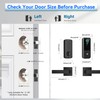 Yosimika Keyless Entry Door Lock with Handle Set,Smart Front Door