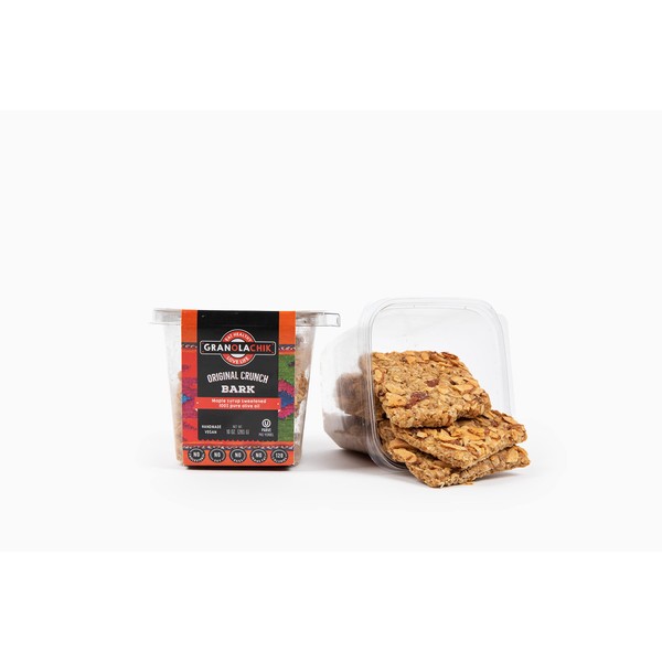 Granolachik Artisanal Granola Bark, Vegan, No Refined Sugars Maple Syrup