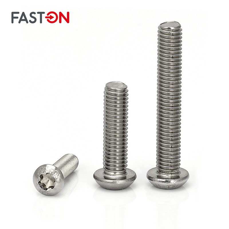 FASTON Flat Head Screws Hexalobular (TORX) M6 x 60 Stainless