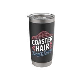 Coaster Hair Don't Care Roller Coaster Stainless Steel Insulated Tumbler