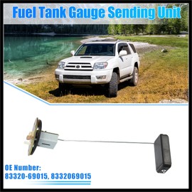 Hihaha 83320-69015 Fuel Tank Float Gauge Sending Unit Fuel Level Sensor for Toyota Land Cruiser 4.0L 4.2L 1981-1989 Plastic Metal Black Gold Tone Durable Material