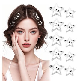 YISCOKO Y2K 20pcs Star Hair Clips Cute Hair Clips Girls Hair Accessories Hairpins Hair Clips for Women Girls
