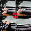 Senzeal Chrome Rear Window Wiper Cover Trim for Toyota Highlander
