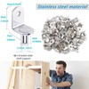 40 Pcs Shelf Support Pegs,1/4 Inch Diameter Shelf Bracket Pegs