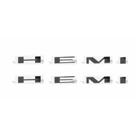 Reflective Concepts HEMI Fender Emblem Overlay Decal Stickers for 2020-2026 Durango R/T - (Color: Carbon Fiber)
