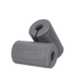 Hikeen Thick Bar Dumbbell Grips,Non Slip Hard Rubber Barbell Grips,Grips for Weight Lifting, Muscle Building-2.75" Outer Diameter
