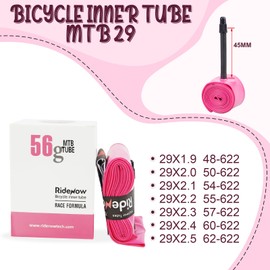 WEEROCK Bike Inner Tube 2 PCS 29 Inch Super Light 45 Presta Valve Bicycle Inner Tubes for MTB BMX Bicycle