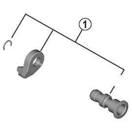 Shimano Spares RD-M8100 bracket axle unit