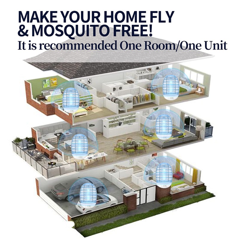 6 Packs Bug Zapper Indoor, Fly Traps for Indoors, Insect