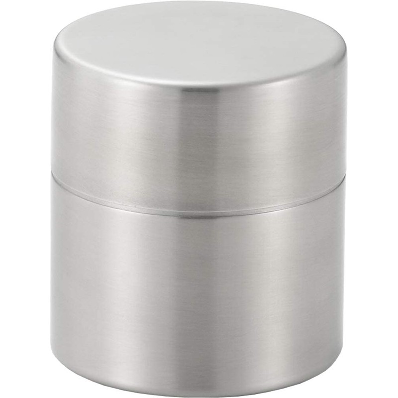 Yoshikawa YJ3103 Stainless Steel Tea Caddy Container, Small, Made in