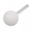 uxcell Ball Abrasive Mounted Stone Polishing Bits 1/4" Shank 0.98"
