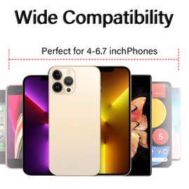 AICEL Magnetic Phone Car Mount, Cell Phone Holder for Vehicle Window Dashboard, 360° Adjustable and Self Adhesive, Car Accessories Automobile Cradles for Smartphones Tablets