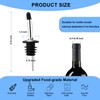 BALTRE 2PCS Stainless Steel Pourers, Speed Liquor Bottle Pourer, Olive
