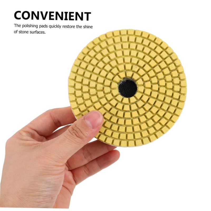 MAGICLULU Marble Polishing Compound 1 Set Stone Polishing Pads Round